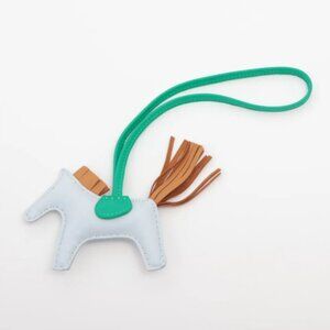 Hermès Rodeo Charm PM Blue Multicolor